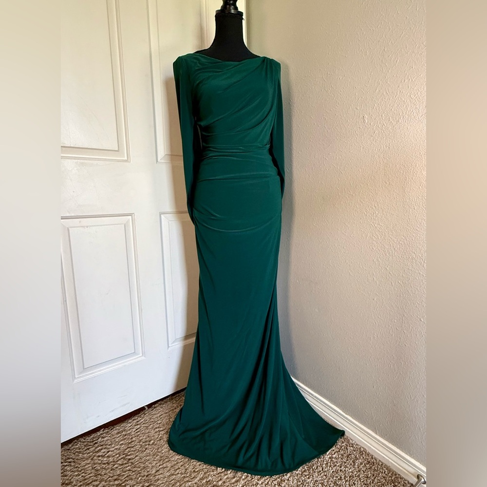 Betsy Adam Emerald Dress